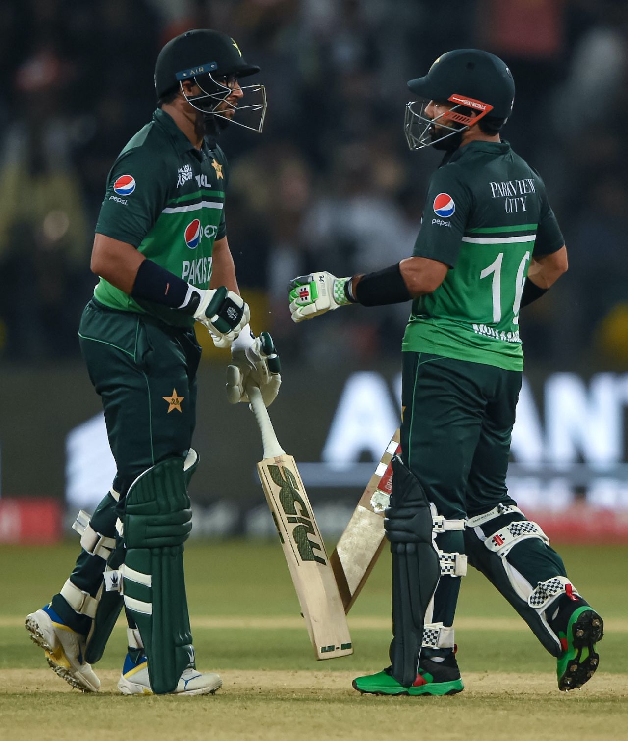 Imam-ul-Haq and Mohammad Rizwan put on an 85-run partnership for the third wicket, Pakistan vs Bangladesh, Asia Cup, Super Fours, Lahore, September 6, 2023