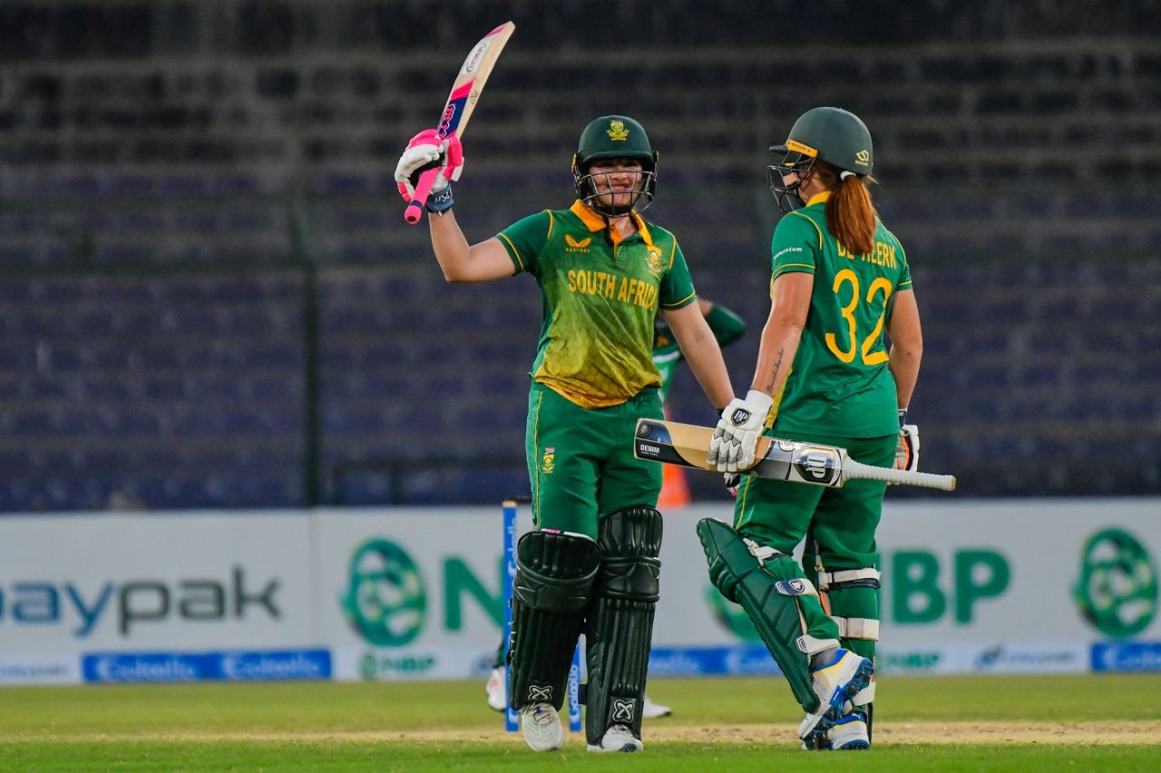 Sune Luus scored her maiden ODI century, Pakistan vs South Africa, 1st Women's ODI, Karachi, September 8, 2023
