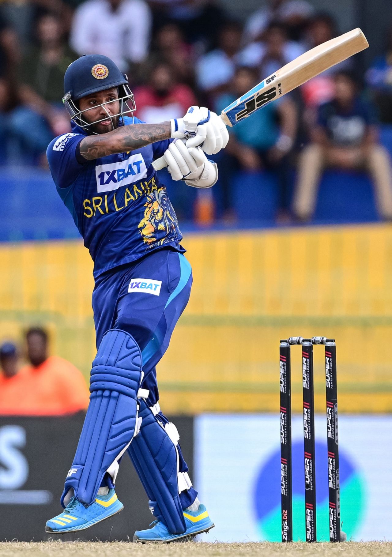 Kusal Mendis lays into a pull, Sri Lanka vs Bangladesh, Asia Cup, Super Fours, Colombo, September 9, 2023