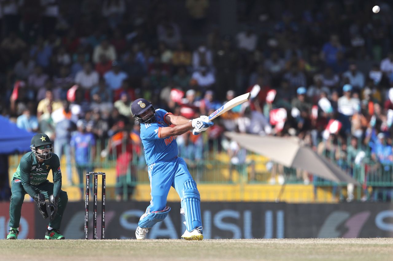 Rohit Sharma brought out the sixes as soon as Shadab Khan came on, Pakistan vs India, Asia Cup Super Four, Colombo, September 10, 2023