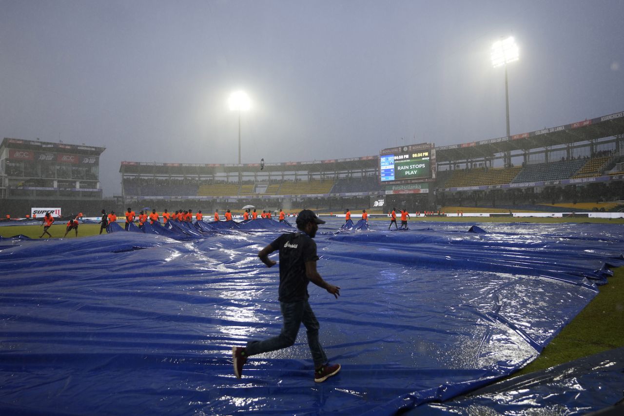 'Rain stops play' - not an unfamilar sight at the Asia Cup at all, Pakistan vs India, Asia Cup Super Four, Colombo, September 10, 2023