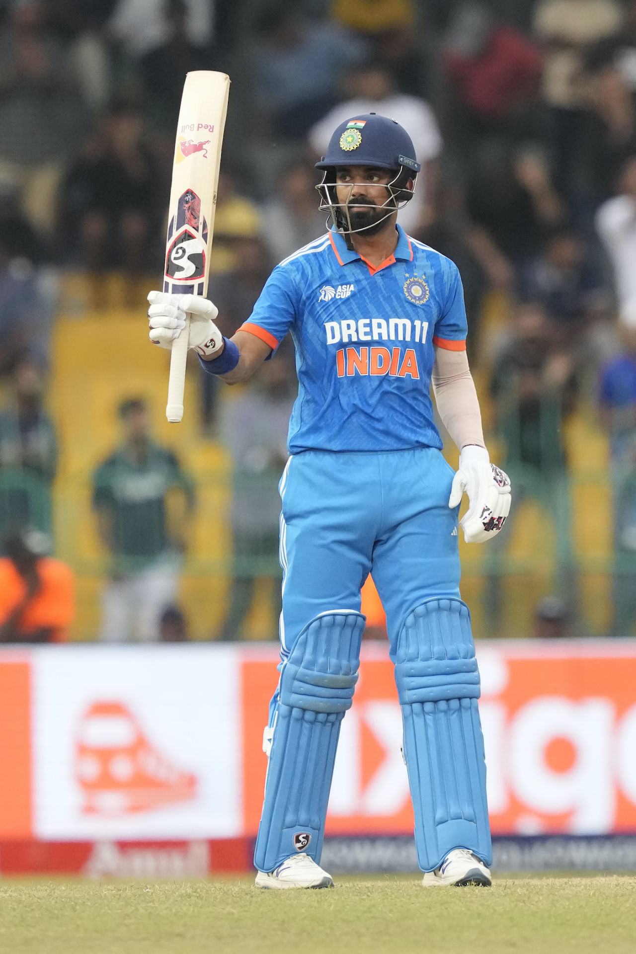 KL Rahul reached his fifty in the 34th over, Pakistan vs India, Asia Cup Super Four, Colombo, September 11, 2023