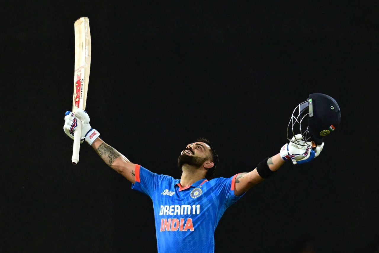 Virat Kohli brought up consecutive ODI hundreds at the R Premadasa Stadium in Colombo, Pakistan vs India, Asia Cup Super Four, Colombo, September 11, 2023