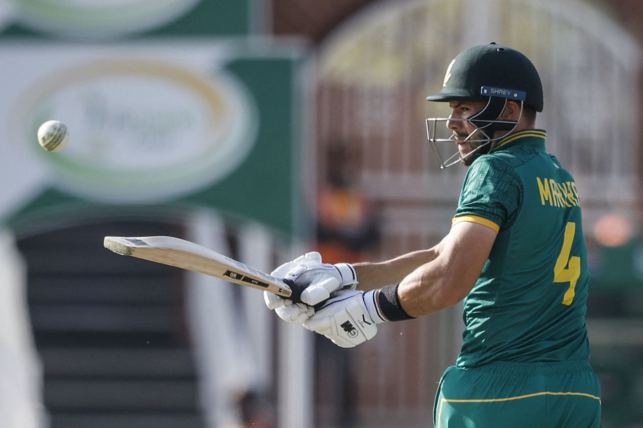 Aiden Markram brought up fifty off 49 balls, South Africa vs Australia, 3rd ODI, Potchefstroom, September 12, 2023