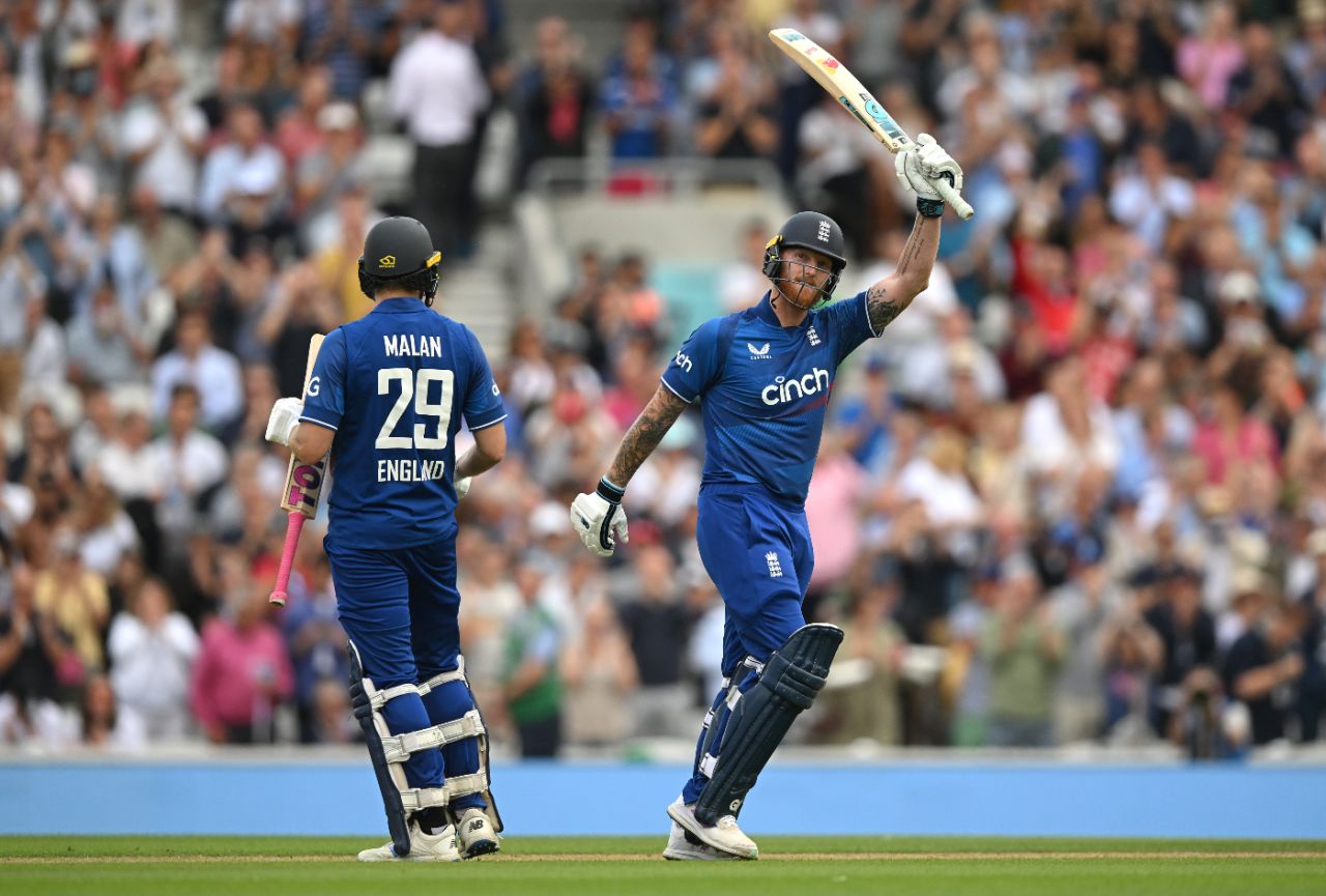 Ben Stokes brought up his century from 76 balls, England vs New Zealand, 3rd ODI, The Oval, September 13, 2023
