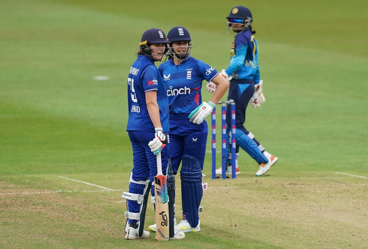 Nat Sciver-Brunt and Maia Bouchier led the England recovery, England vs Sri Lanka, 3rd women's ODI, Grace Road, September 14, 2023