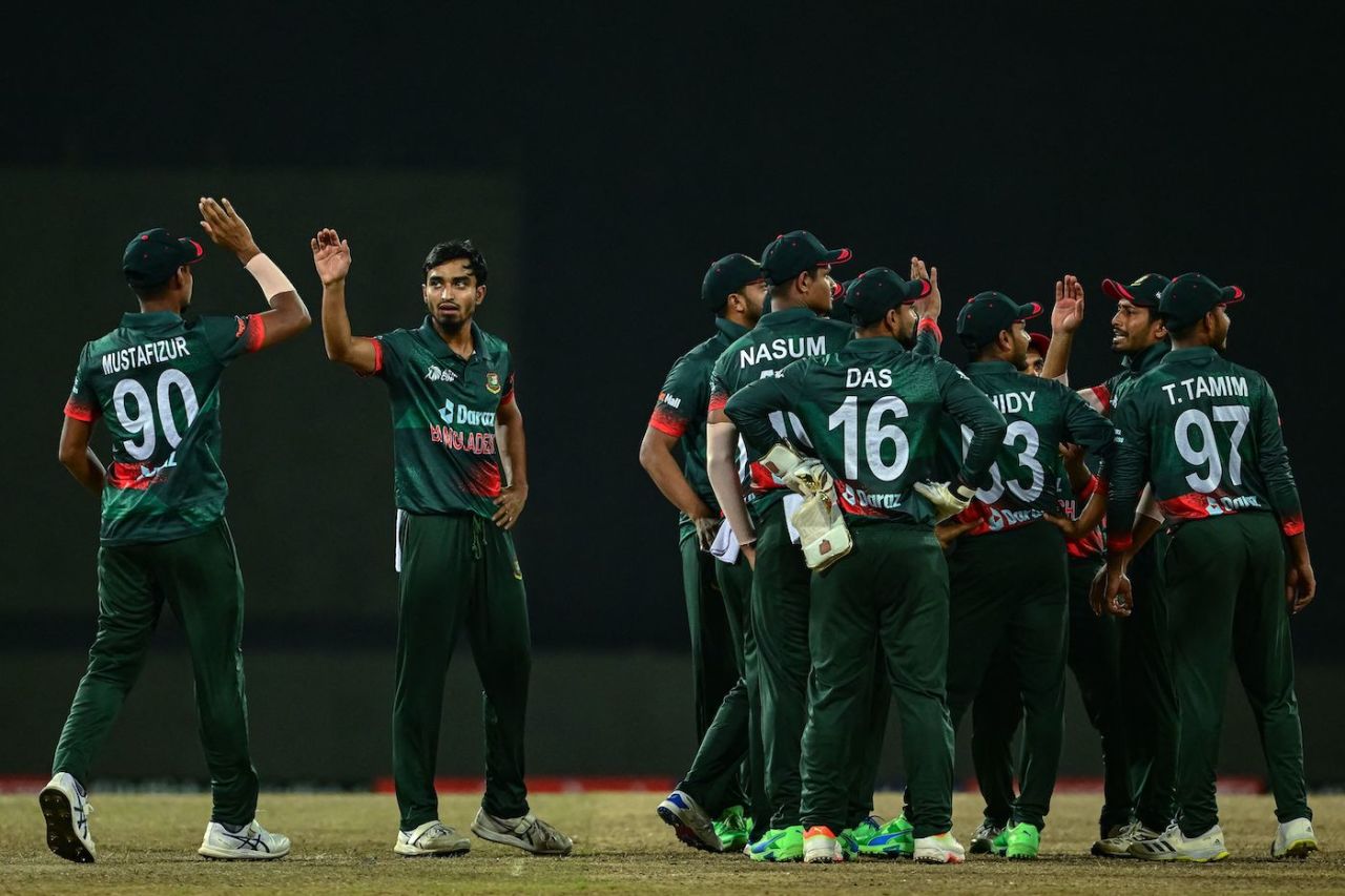 Tanzim Hasan struck with his second legal ball in ODI cricket, sending back Rohit Sharma, Bangladesh vs India, Asia Cup Super Four, Colombo, September 15, 2023