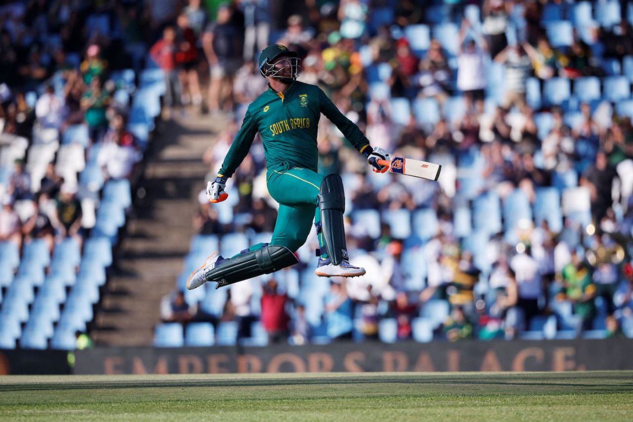 Heinrich Klaasen is pumped about his 57-ball ton, South Africa vs Australia, 4th ODI, Centurion, September 15, 2023
