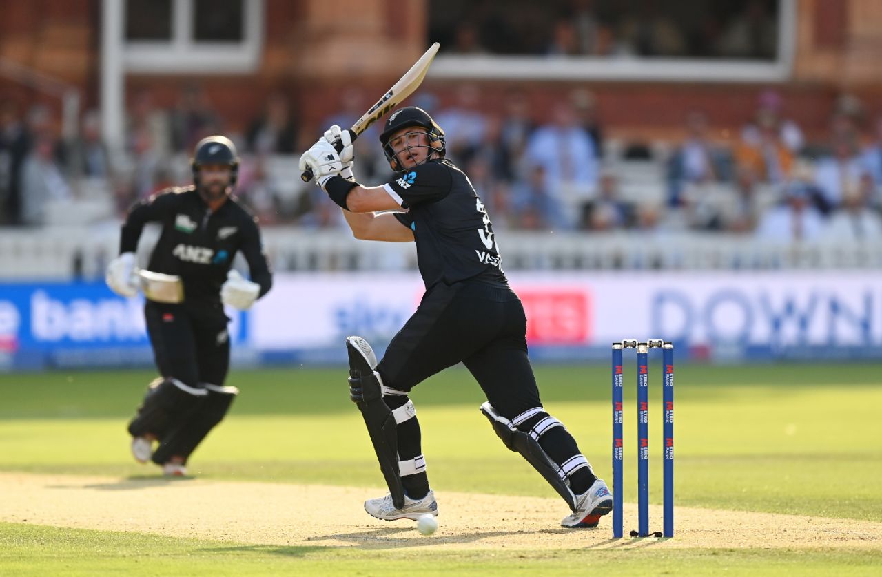 Will Young fell for 24 to David Willey, England vs New Zealand, 4th ODI, Lord's, September 15, 2023