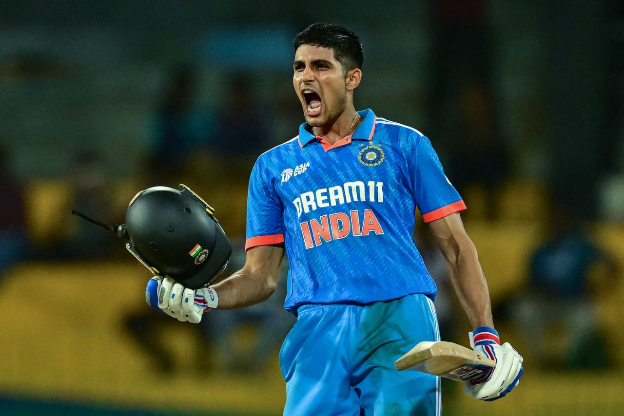 Shubman Gill brought up his fifth ODI century, Bangladesh vs India, Asia Cup Super Four, Colombo, September 15, 2023
