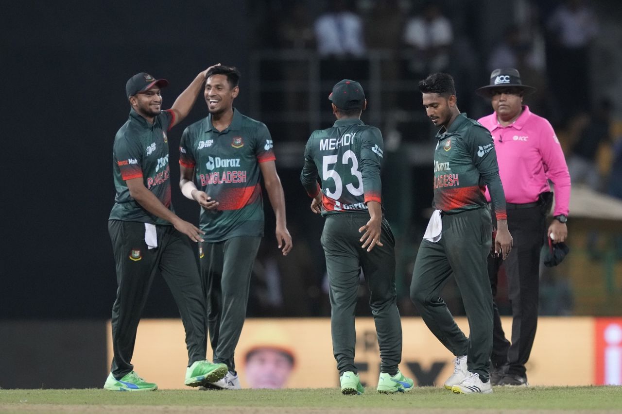Mustafizur Rahman picked 3 for 50 as Bangladesh beat India by six runs, Bangladesh vs India, Asia Cup Super Four, Colombo, September 15, 2023