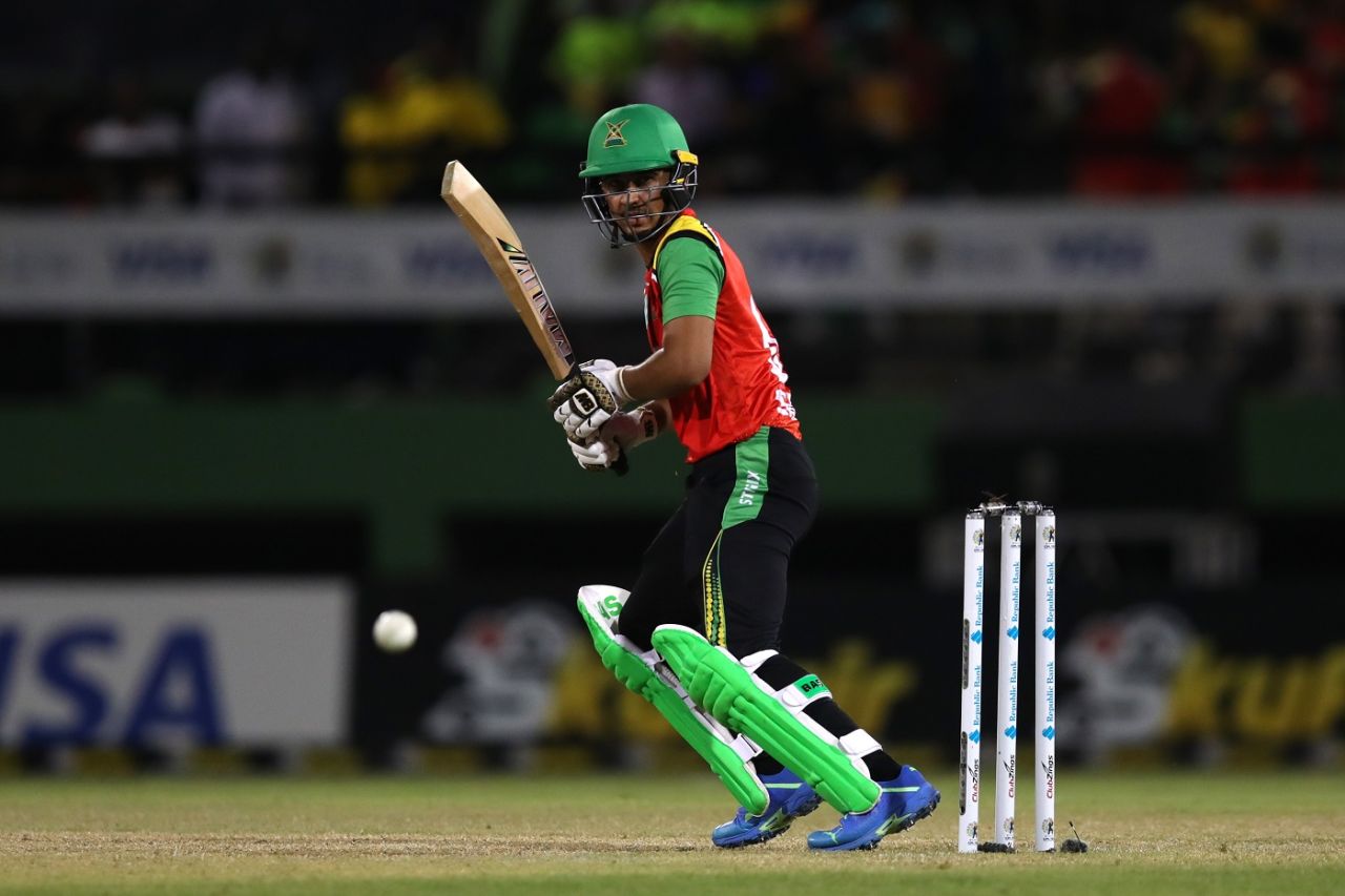 Saim Ayub continued a good season with a 24-ball 37, Trinbago Knight Riders vs Guyana Amazon Warriors, CPL 2023, Providence, September 16, 2023