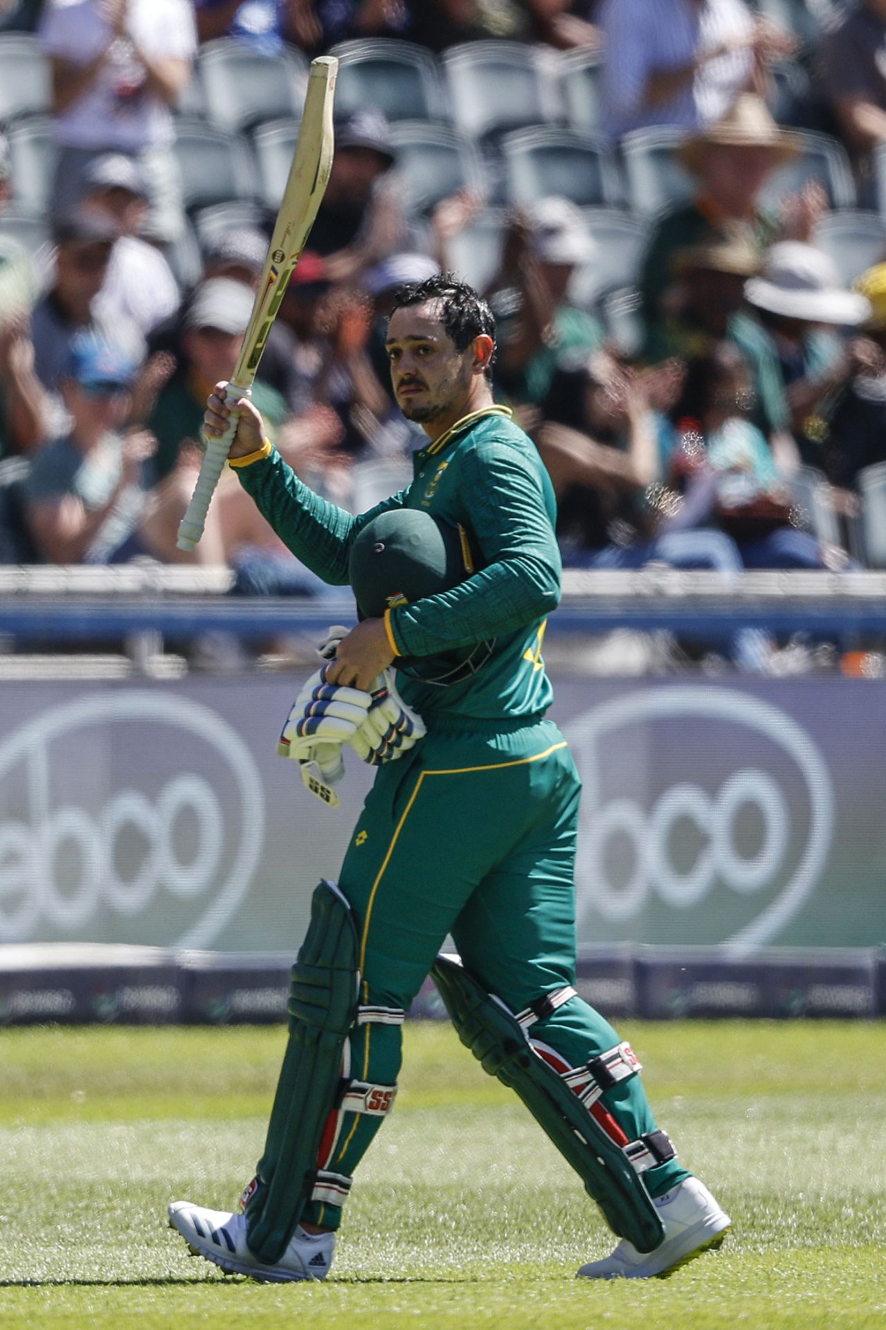 Quinton de Kock walks off for the last time in a home ODI, South Africa vs Australia, 5th ODI, Johannesburg, September 17, 2023