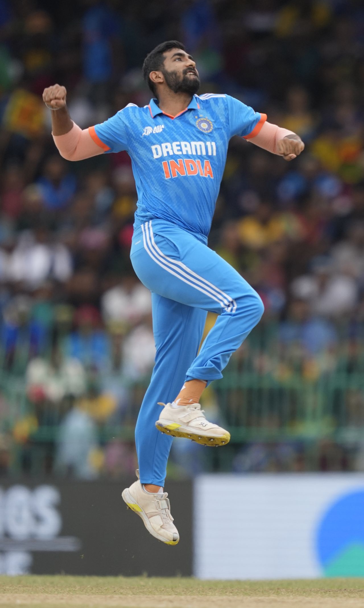 Most of Jasprit Bumrah's unusual skills were on display in the first over itself, India vs Sri Lanka, Asia Cup final, Colombo, September 17, 2023
