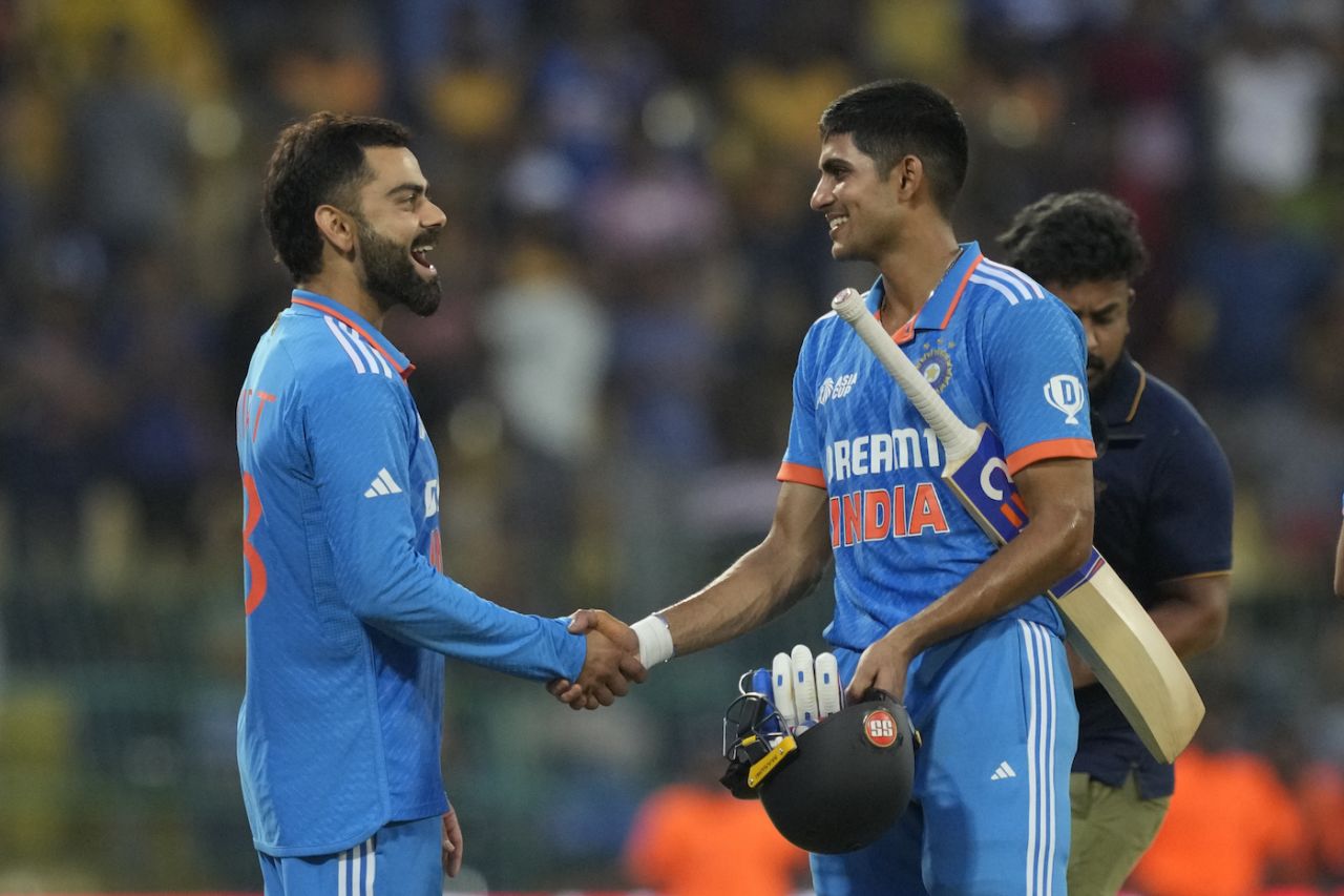 All smiles in the Indian camp after the 21.3-over demolition of Sri Lanka, India vs Sri Lanka, Asia Cup final, Colombo, September 17, 2023