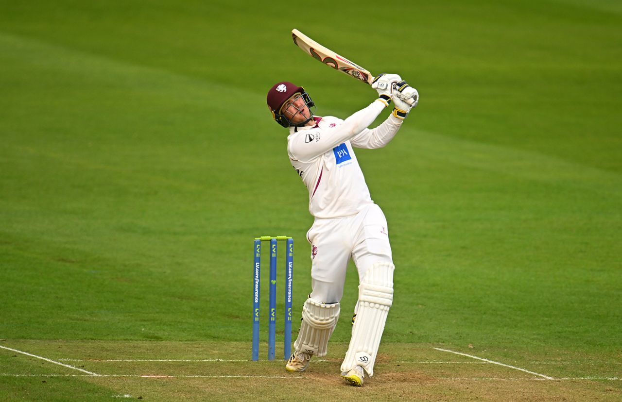 Tom Kohler-Cadmore smashed his way to a 27-ball fifty, Somerset vs Kent, County Championship, Division One, Taunton, September 21, 2023
