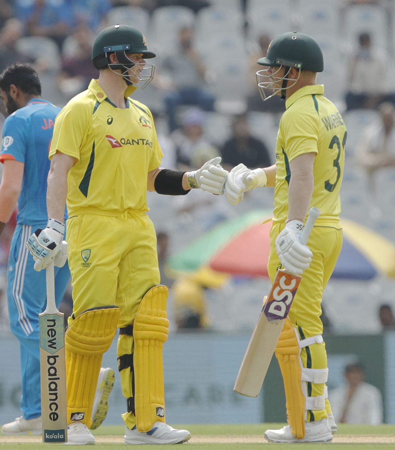 Steven Smith and David Warner rebuilt for Australia after the early loss of Mitchell Marsh, India vs Australia, 1st ODI, Mohali, September 21, 2023