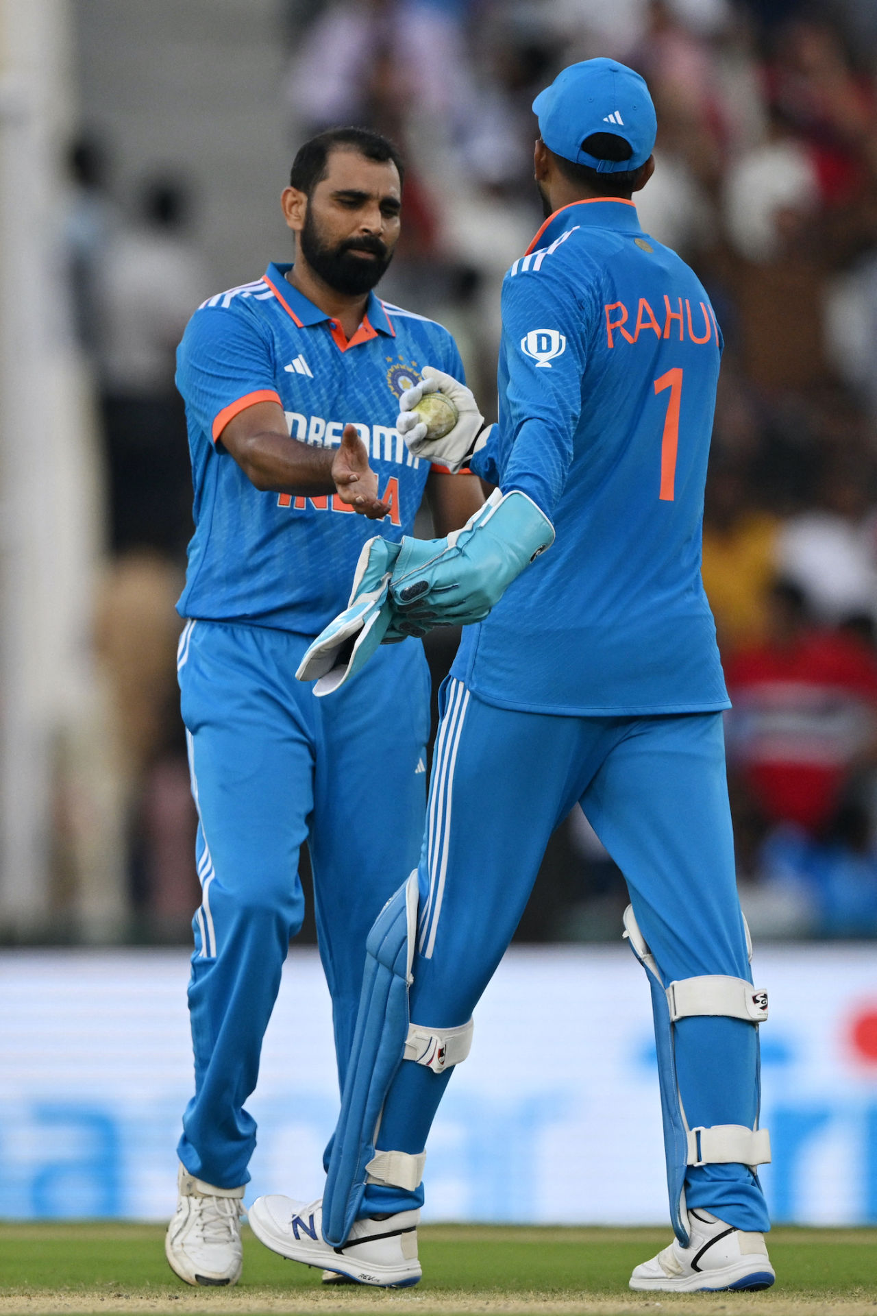 Mohammed Shami was KL Rahul's best wicket-taking option on the day, India vs Australia, 1st ODI, Mohali, September 22, 2023