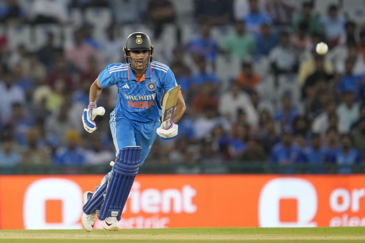 Shubman Gill was off and running, India vs Australia, 1st ODI, Mohali, September 22, 2023