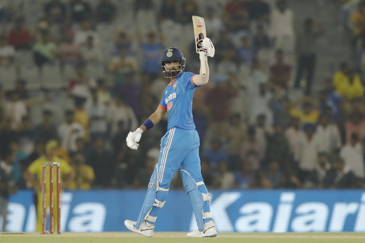 KL Rahul was the fourth half-centurion in India's innings, India vs Australia, 1st ODI, Mohali, September 22, 2023