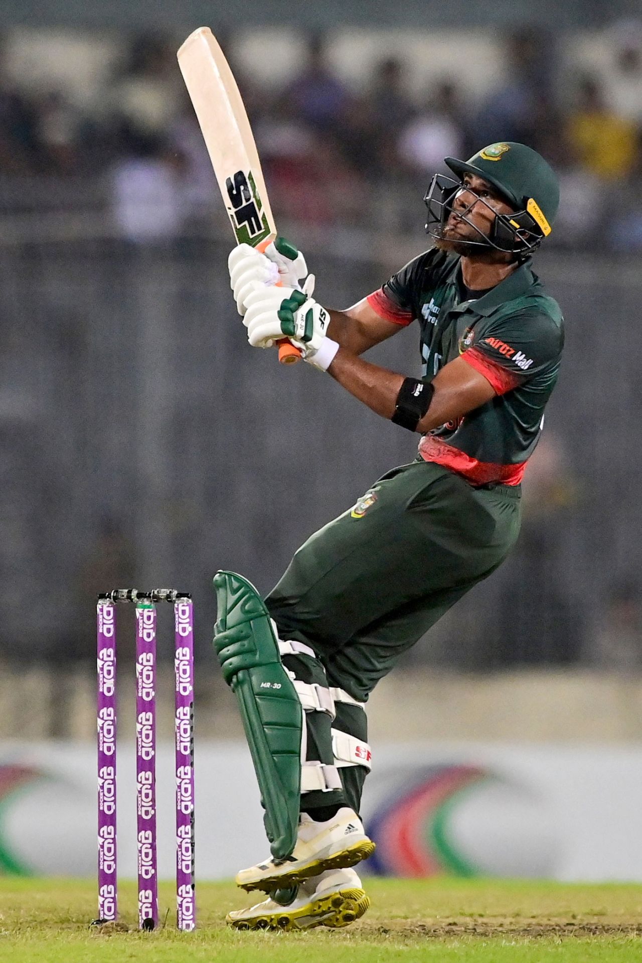 Mahmudullah has a swivel while playing behind the wicket, Bangladesh v New Zealand, 2nd ODI, Mirpur, September 23, 2023
