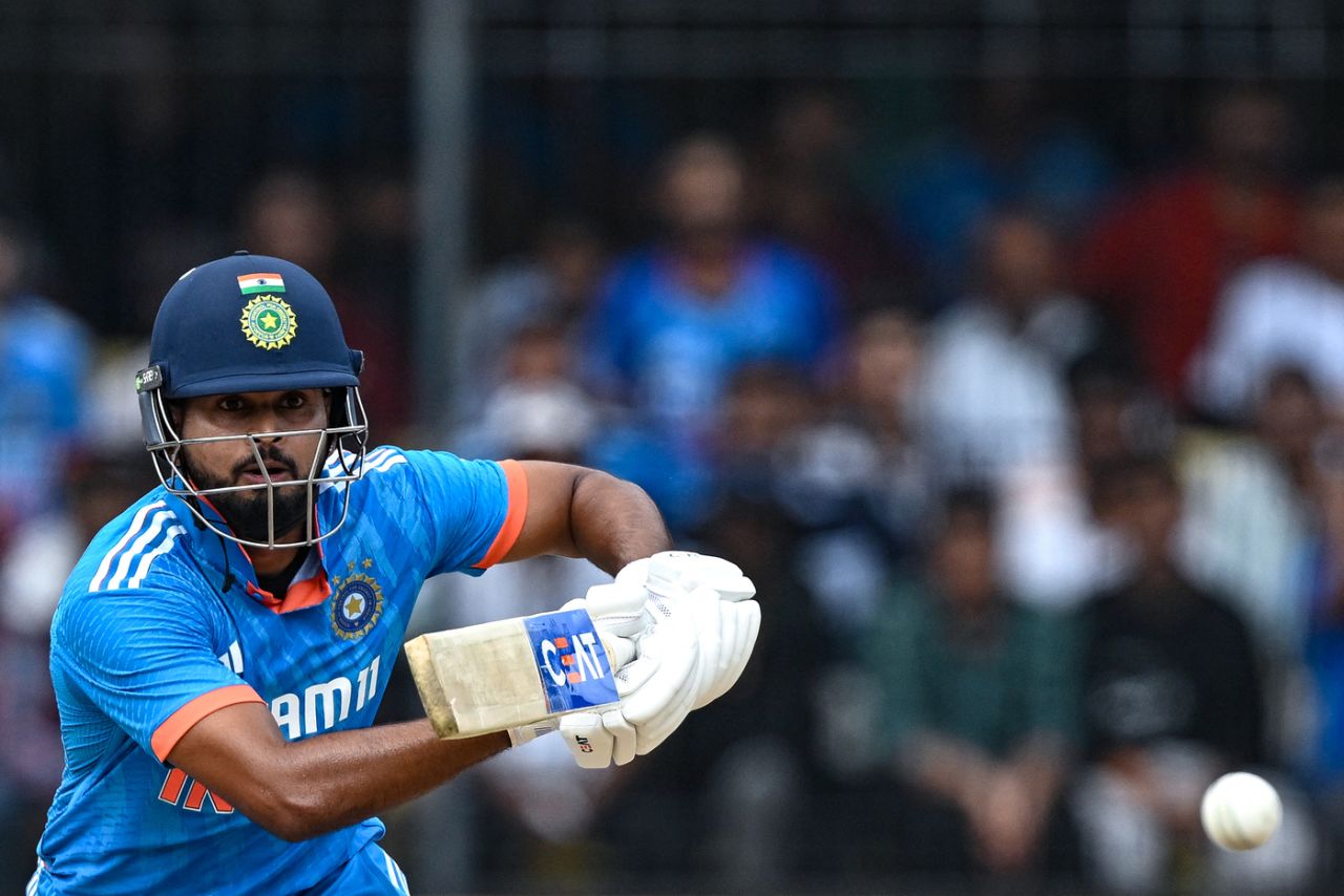 Shreyas Iyer went after the bowling from the outset, India vs Australia, 2nd ODI, Indore, September 24, 2023