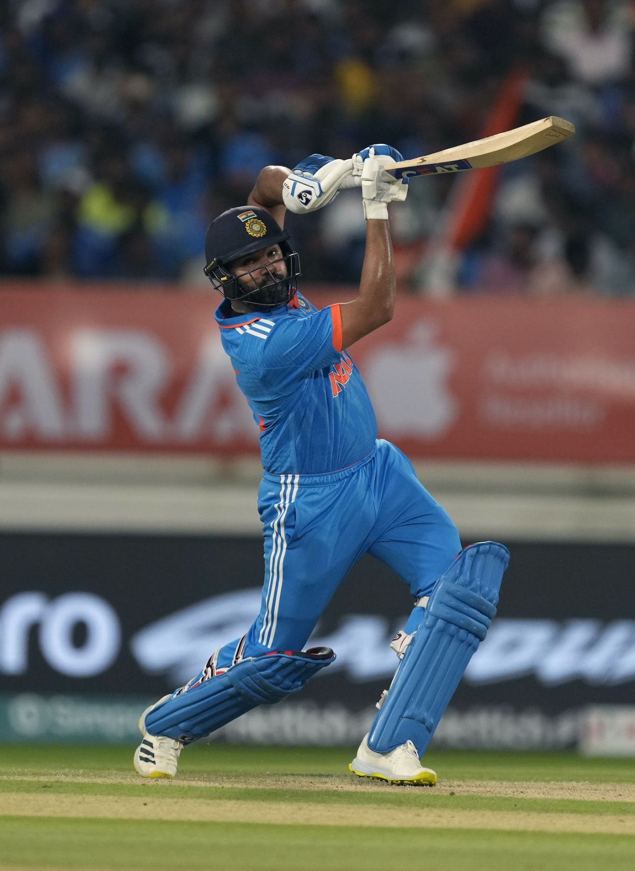Rohit Sharma hit five sixes in the powerplay, India vs Australia, 3rd ODI, Rajkot, September 27, 2023