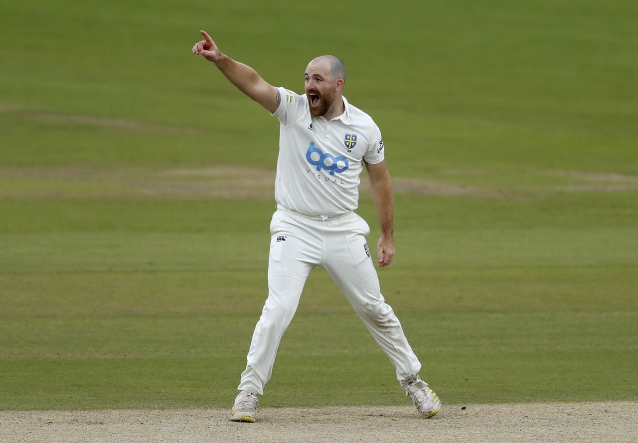 Ben Raine extended his lead at the top of the Division Two wicket-takers' list, Durham vs Leicestershire, County Championship, Chester-le-Street, September 28, 2023