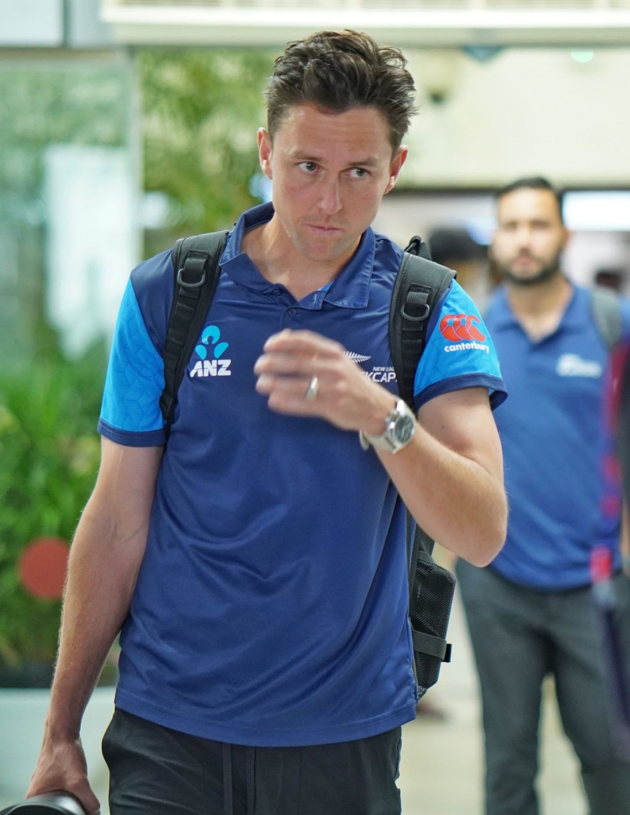 Trent Boult arrives in Thiruvananthapuram, ICC Men's World Cup 2023, Thiruvananthapuram, September 30, 2023
