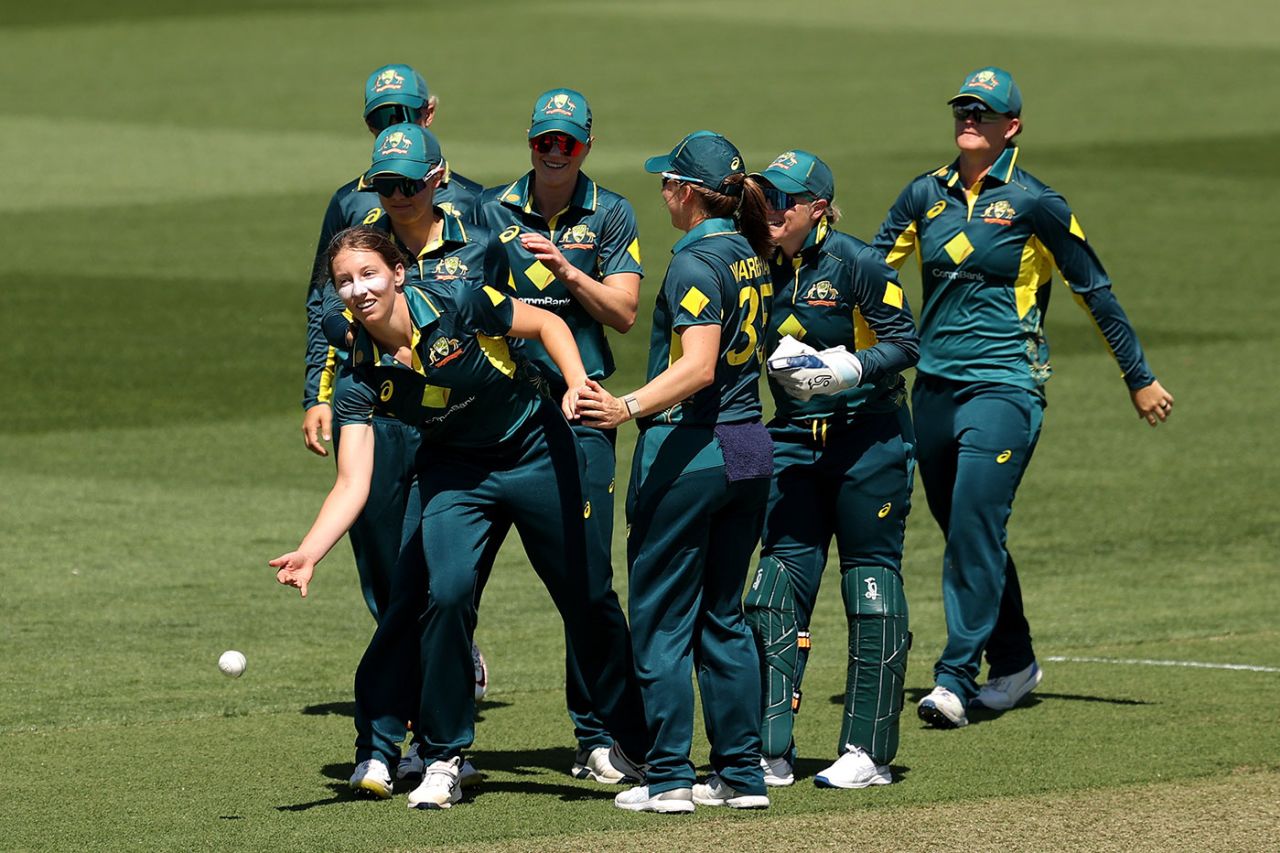 Darcie Brown claimed Australia's first wicket, Australia vs West Indies, 1st T20I, North Sydney Oval, October 1, 2023