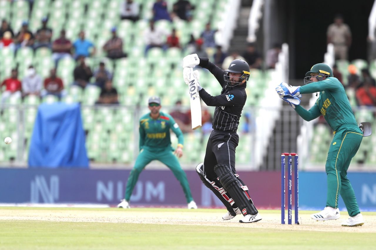 Devon Conway had a good hit out in the middle, New Zealand vs South Africa, World Cup warm-up game, Thiruvananthapuram, October 2, 2023