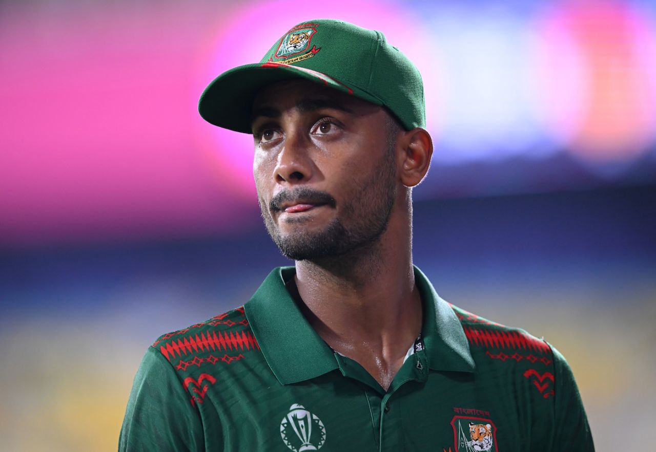 Shoriful Islam picked up the wicket of Jos Buttler, Bangladesh vs England, World Cup warm-up match, Guwahati, October 2, 2023