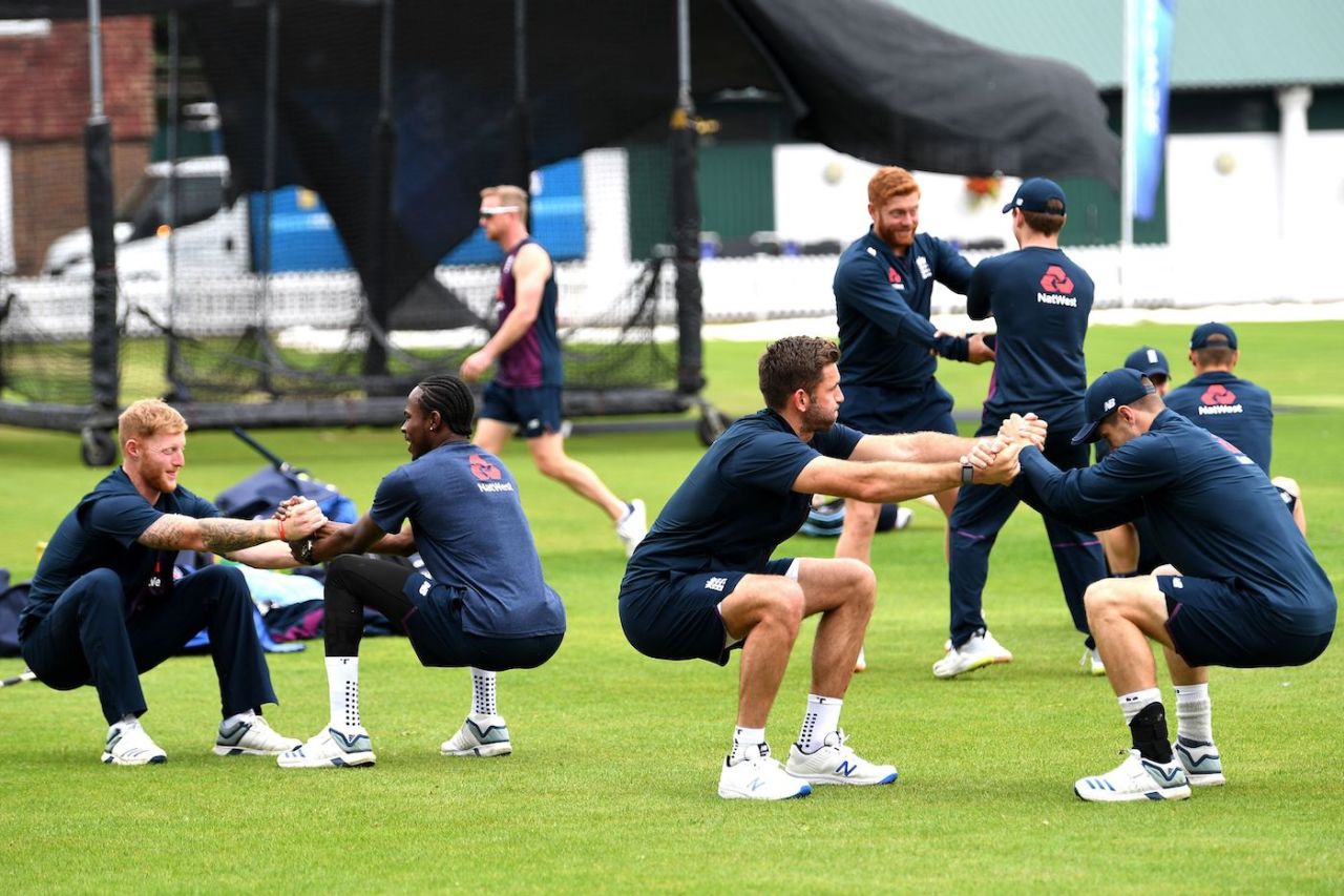 England train before their match against Australia,  World Cup 2019, Lord's, June 24, 2019