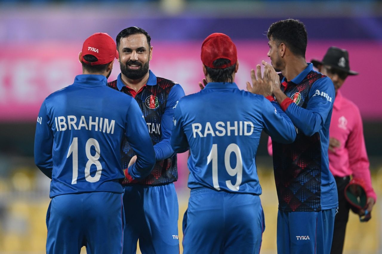 Mohammad Nabi picked up four wickets in eight overs, Afghanistan vs Sri Lanka, World Cup warm-up, Guwahati, October 3, 2023