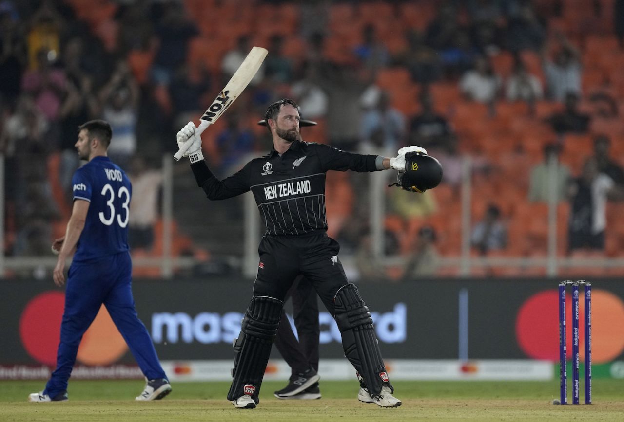Devon Conway lit up the opening game with a century, England vs New Zealand, Men's ODI World Cup 2023, Ahmedabad, October 5, 2023