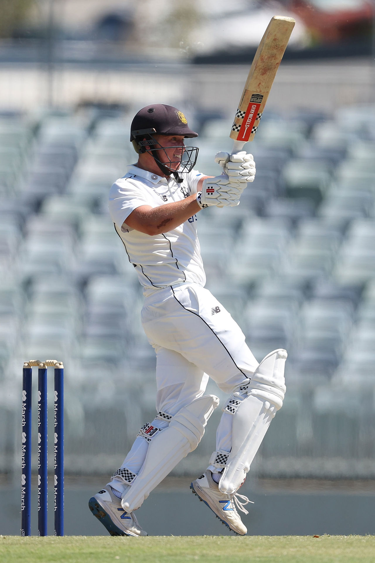 Jayden Goodwin struck his maiden first-class fifty, Western Australia vs Victoria, Sheffield Shield, WACA, October 6, 2023