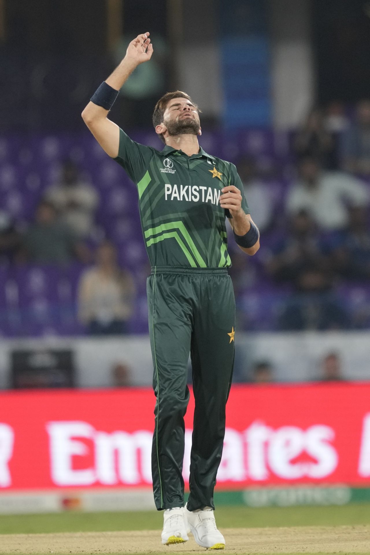 Shaheen Shah Afridi didn't have the best of starts with the new ball, Netherlands vs Pakistan, World Cup, Hyderabad, October 6, 2023