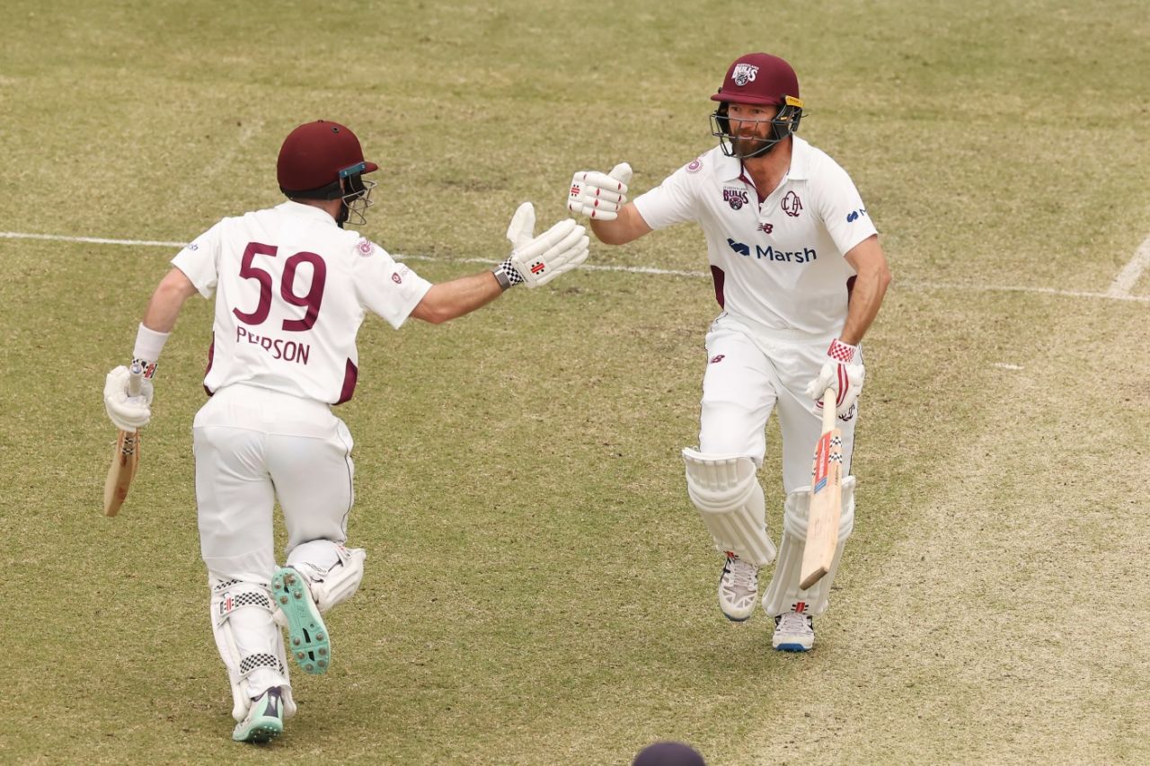 Michael Neser and Jimmy Peirson both made centuries, New South Wales vs Queensland, Sheffield Shield, Cricket Central, October 7, 2023