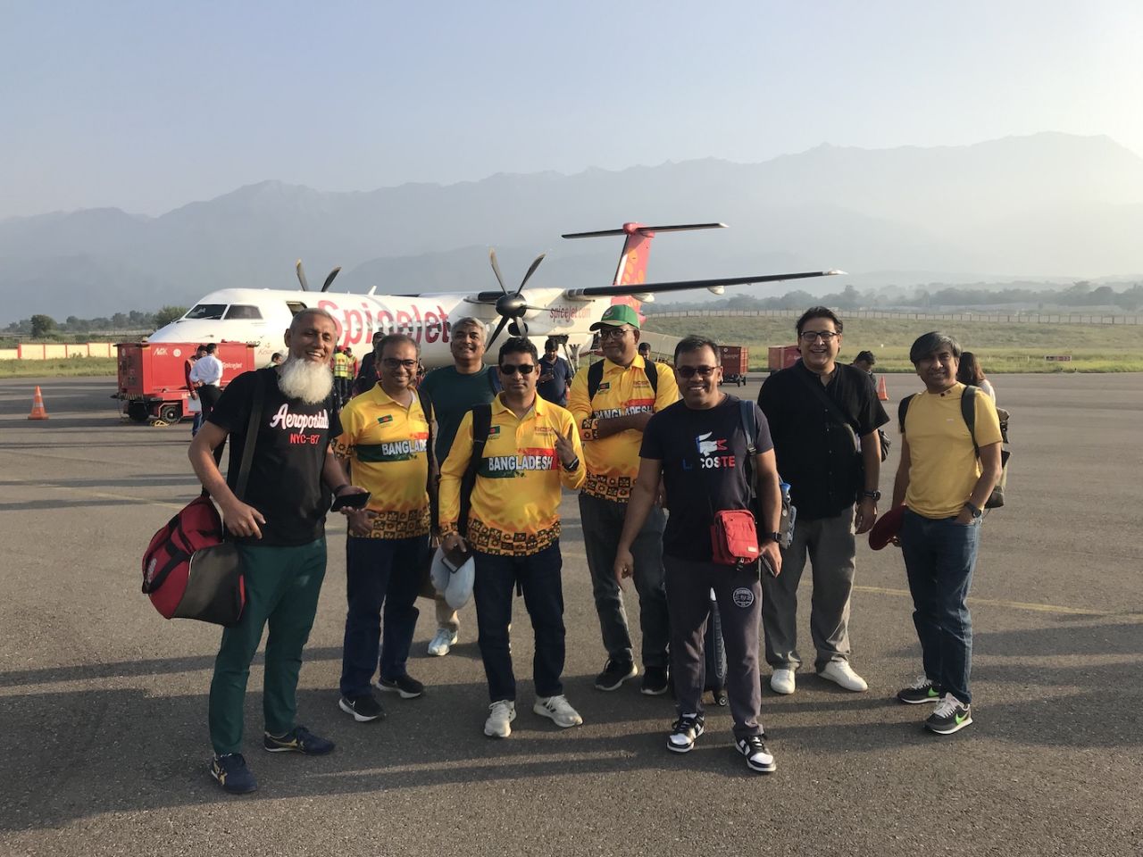 The Bangladesh contingent has arrived, Dharamsala, October 7, 2023