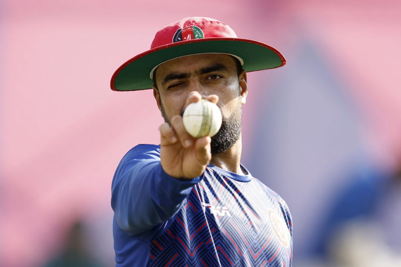 Is that Rashid Khan getting his medium-pacers in place?, Afghanistan vs Bangladesh, World Cup, Dharamsala, October 7, 2023