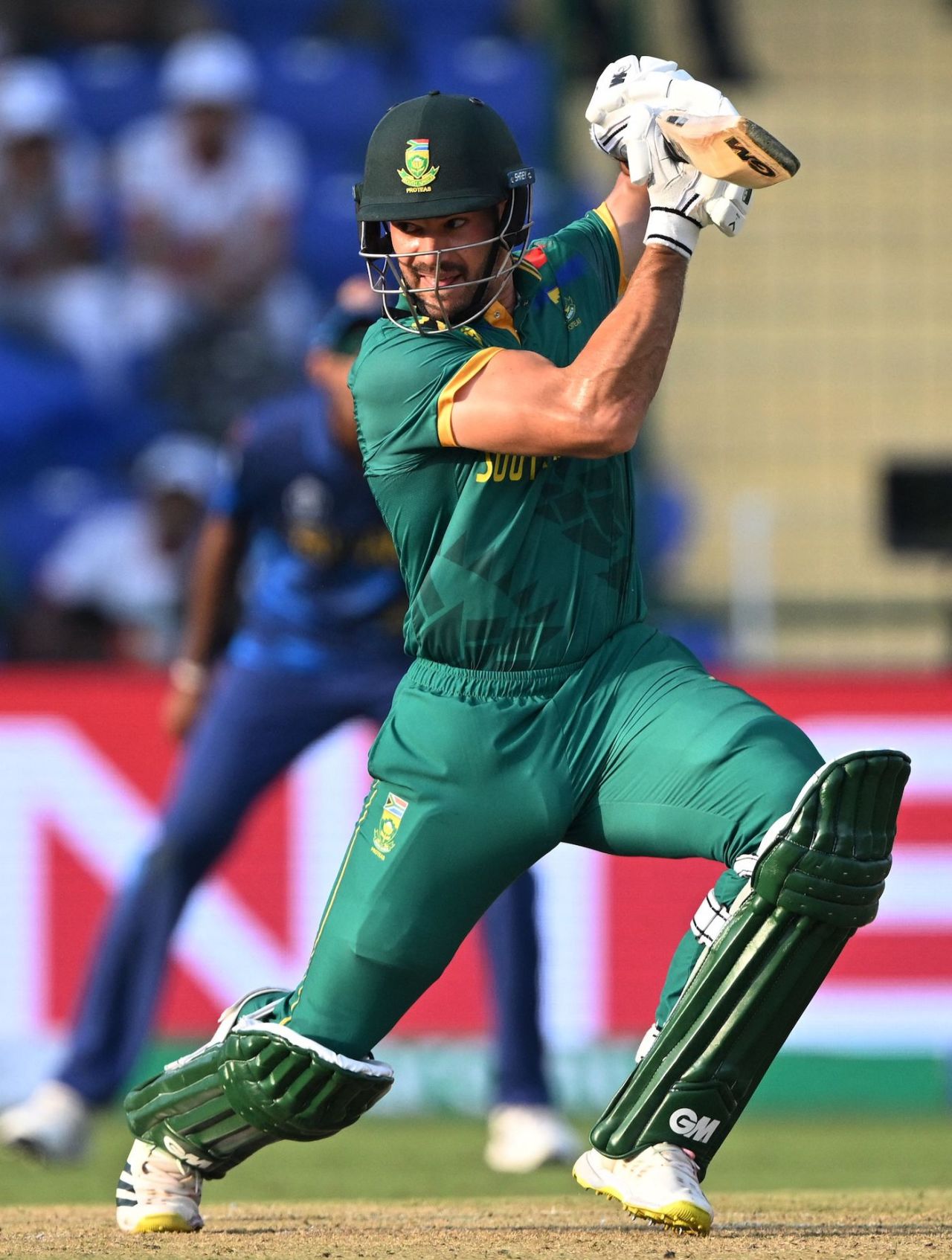 Aiden Markram on the charge, South Africa vs Sri Lanka, World Cup, Delhi, October 7, 2023