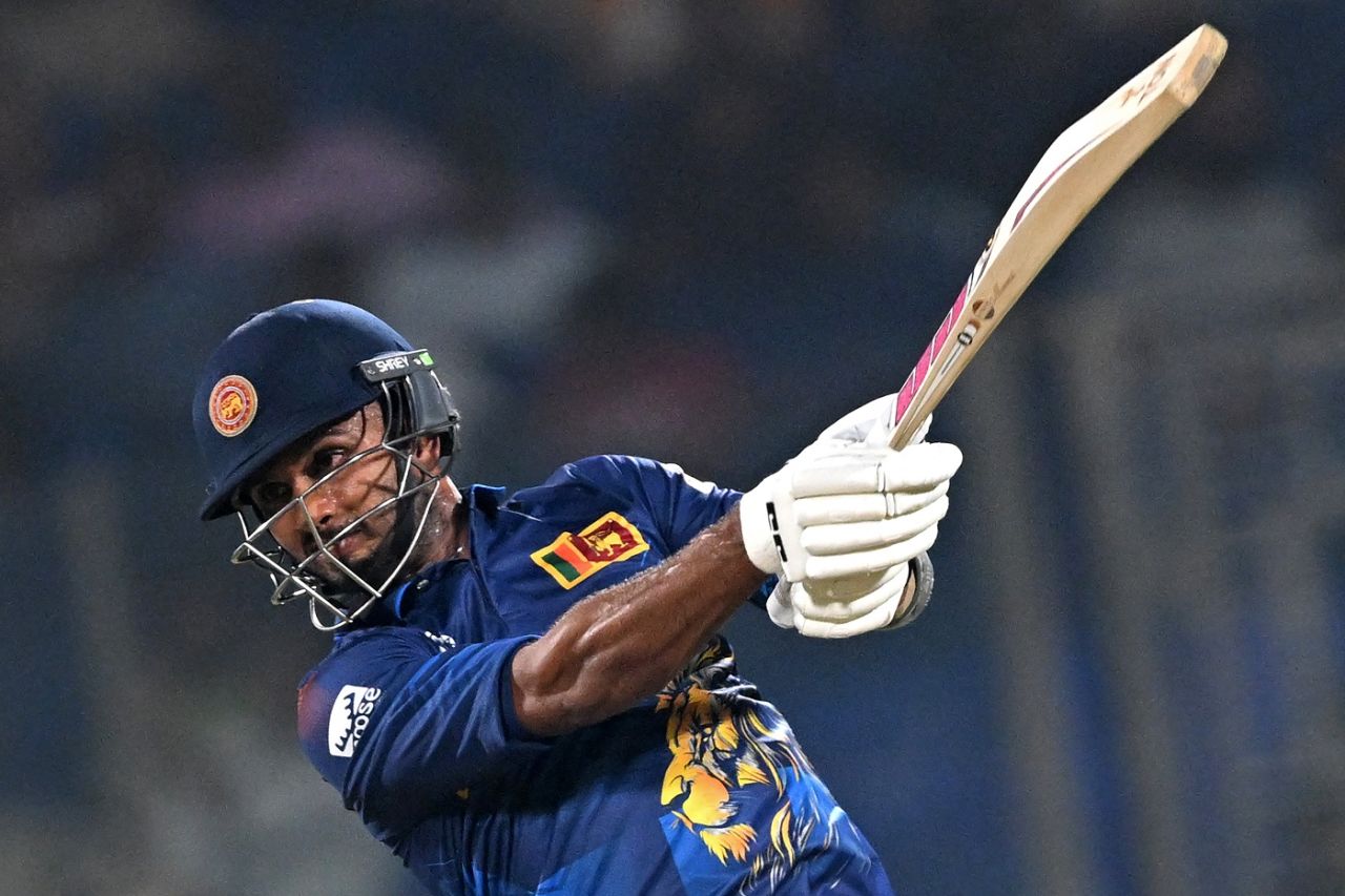 Dasun Shanaka made a 62-ball 68 but it wasn't enough, South Africa vs Sri Lanka, World Cup, Delhi, October 7, 2023