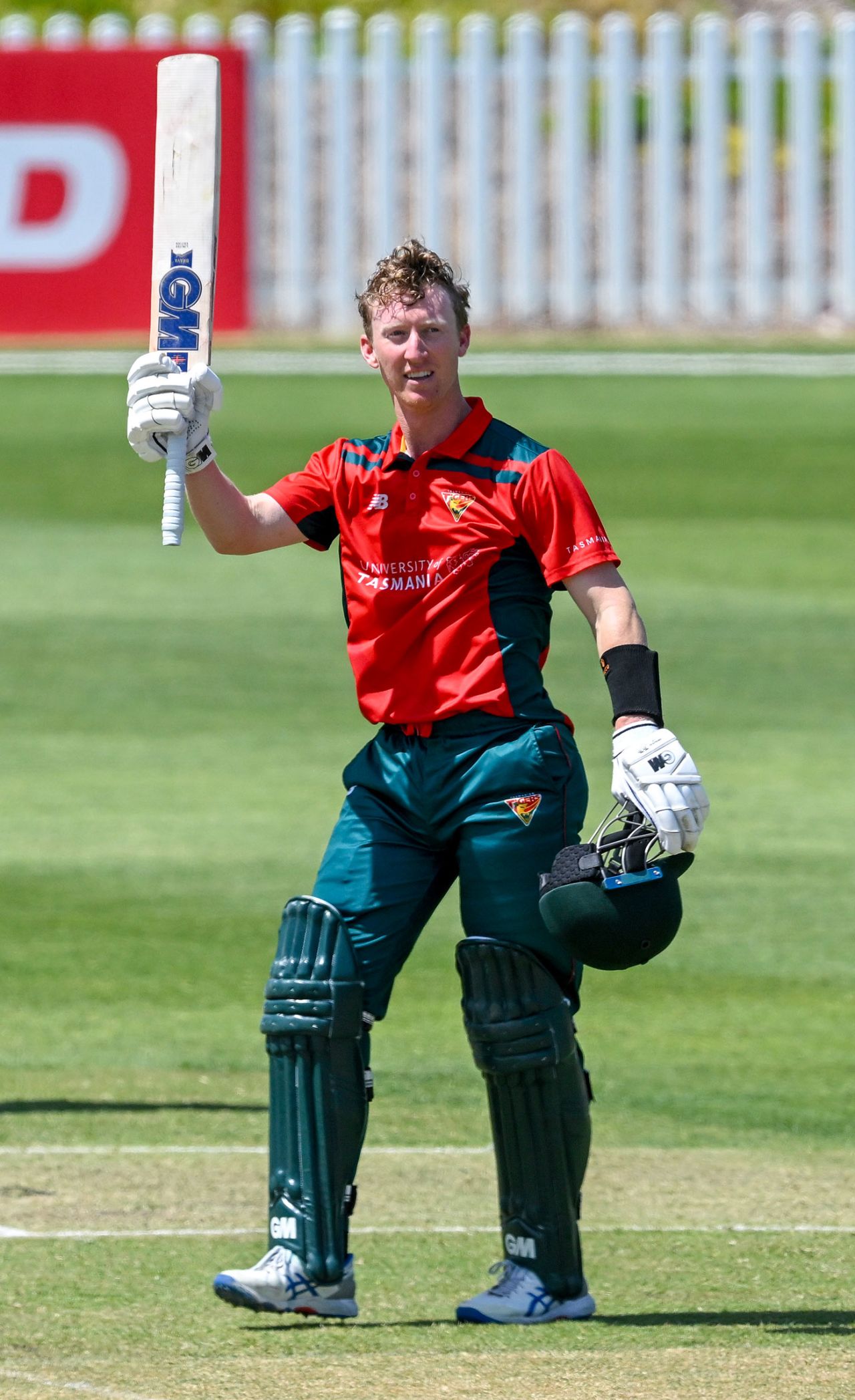 Jordan Silk struck a century in Tasmania's record total, South Australia vs Tasmania, Marsh Cup, Karen Rolton Oval, October 8, 2023