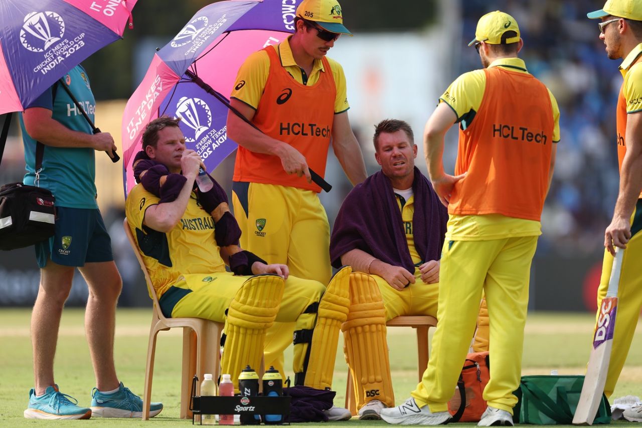 The heat at Chepauk was too much for Steven Smith and David Warner, India vs Australia, World Cup, Chennai, October 8, 2023