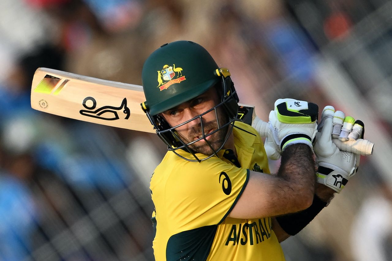 Glenn Maxwell got a start but couldn't carry on, India vs Australia, World Cup, Chennai, October 8, 2023