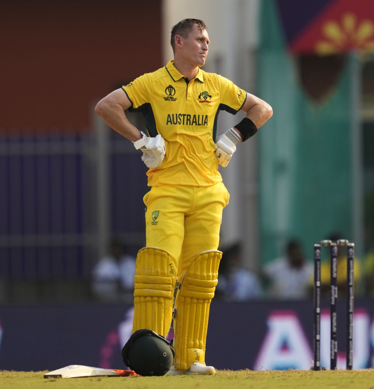 Marnus Labuschagne burnt a review for his caught behind dismissal, India vs Australia, World Cup, Chennai, October 8, 2023