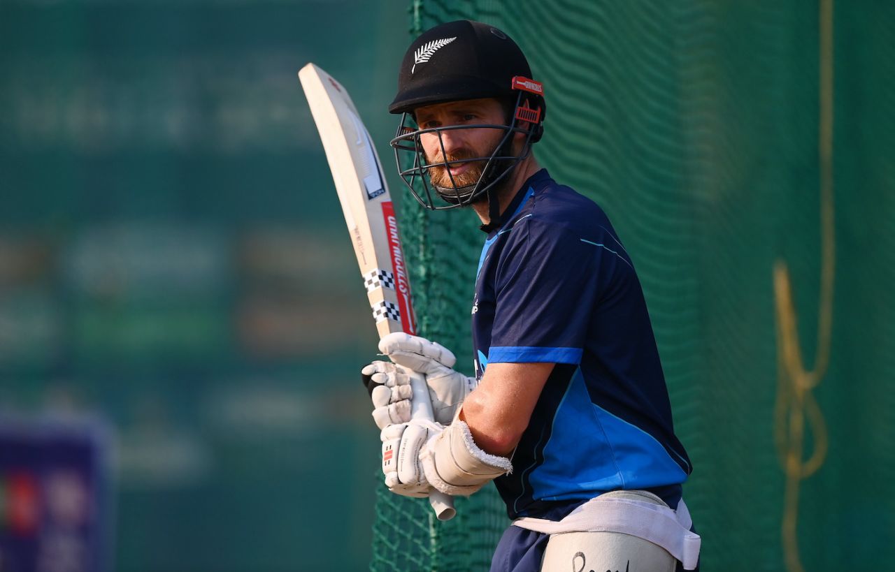 Kane Williamson had a hit in the nets a day ahead of the Netherlands game, Netherlands vs Netherlands, Men's ODI World Cup 2023, Hyderabad, October 8, 2023