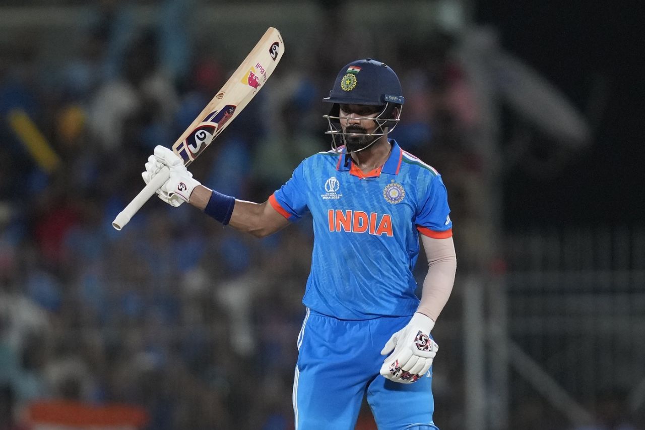KL Rahul scored his third half-century in ODI World Cups, India vs Australia, World Cup, Chennai, October 8, 2023