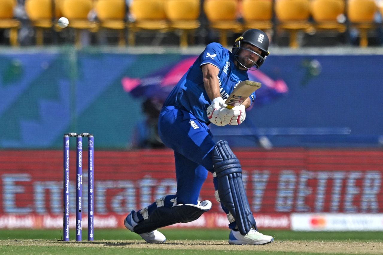 Dawid Malan played a few delightful shots including this one that he flicked nonchalantly over deep backward square leg, Bangladesh vs England, Dharamsala, ODI World Cup, October 10, 2023
