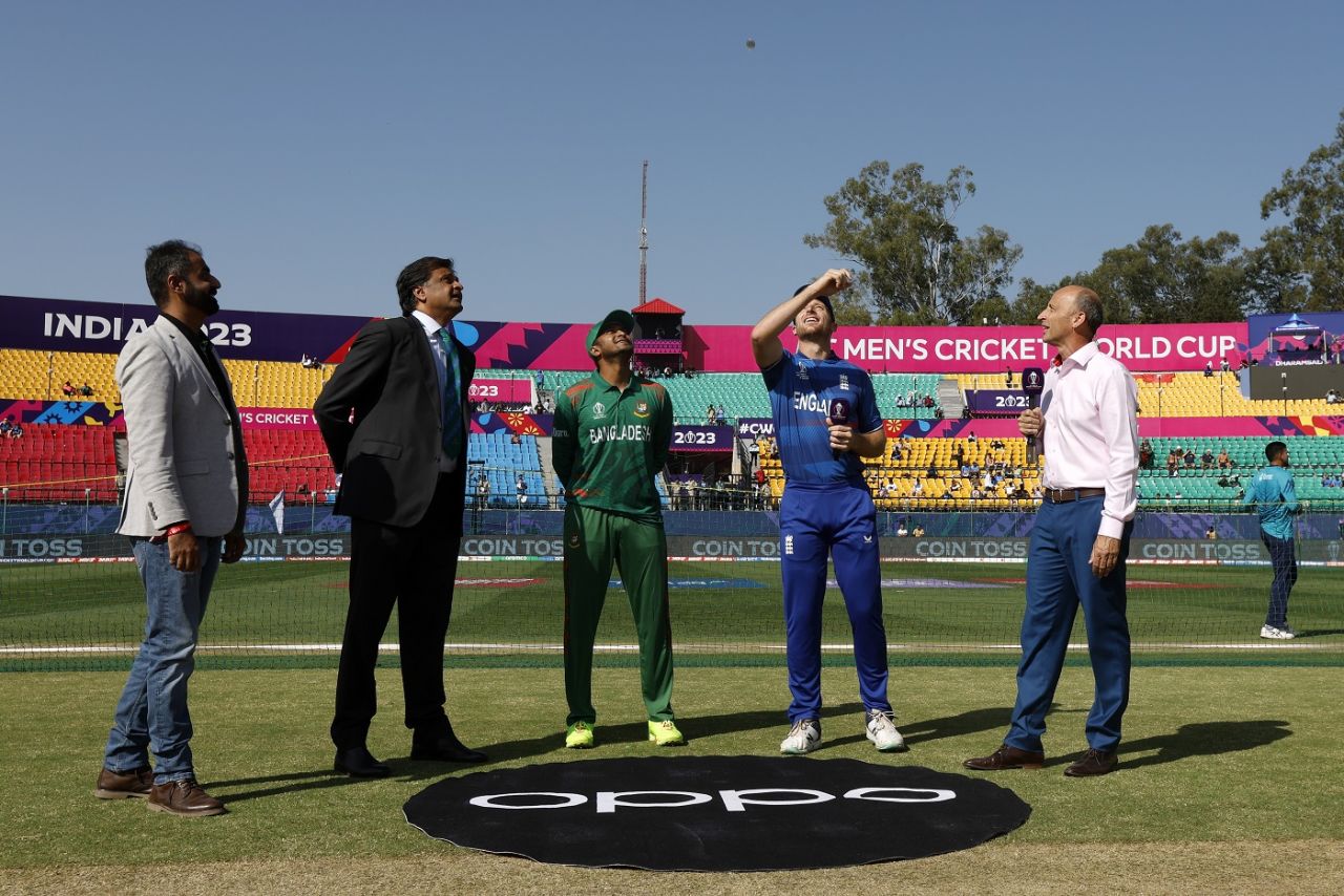 Bangladesh captain Shakib Al Hasan won the toss and opted to field, Bangladesh vs England, Dharamsala, ODI World Cup, October 10, 2023